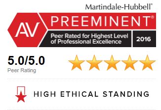 Featured AV Peer Review Rated Lawyer Icon
